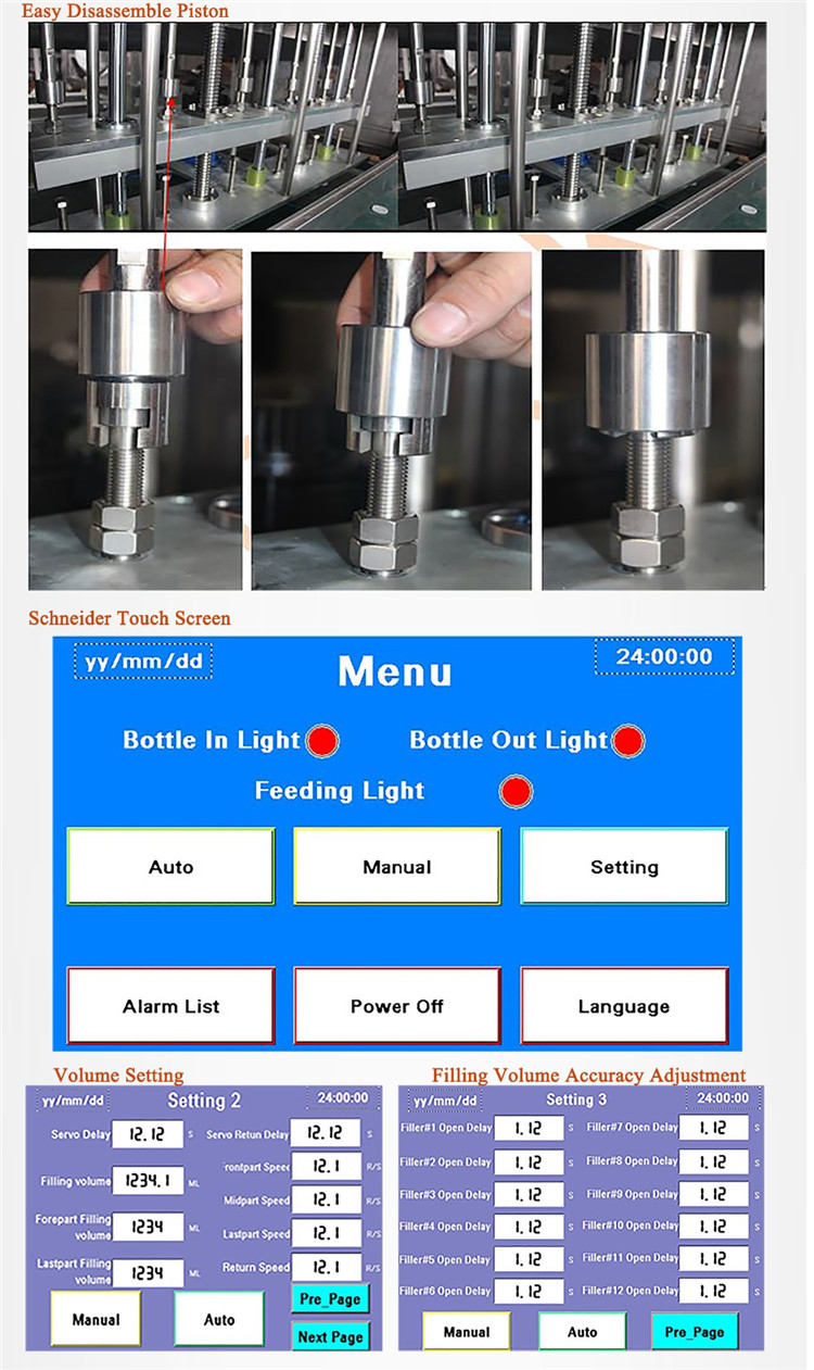 Автомат серво мотор лонх дүүргэх машин 6